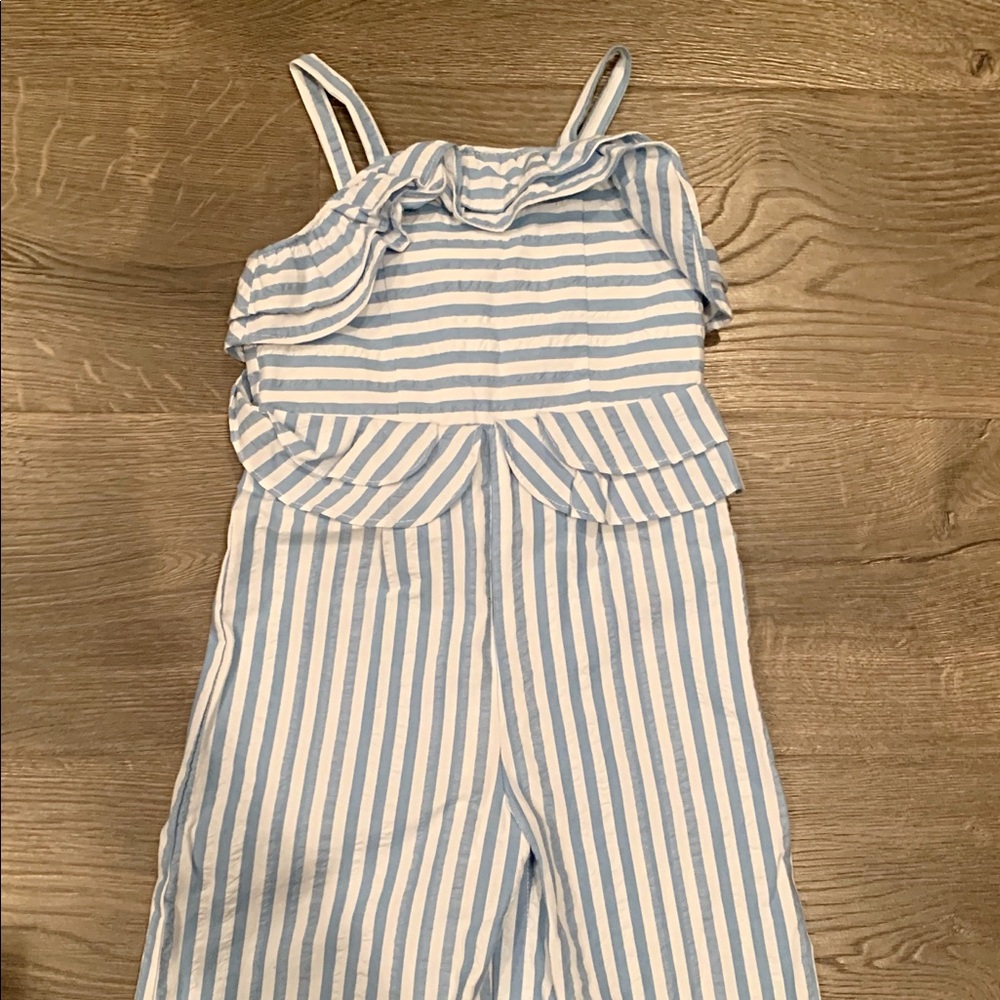 Oshkosh kids Toddler striped long pant romper - Picture 2 of 4